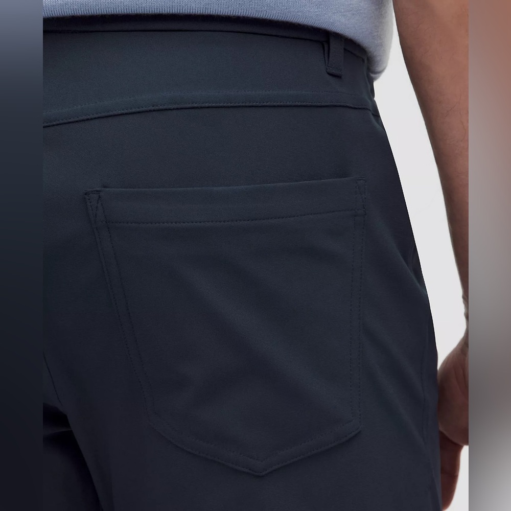 Lululemon ABC Classic Fit 5 Pocket Pant Warpstreme True Navy Men’s 32” Inseam - Picture 5 of 10